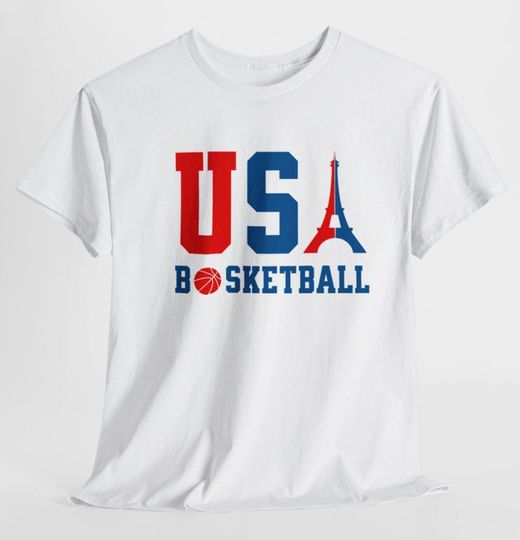 2024 Paris Olympics USA Tee - Celebrate the Olympics this summer - Team USA Olympic Shirt - Sports Fan Apparel - Summer