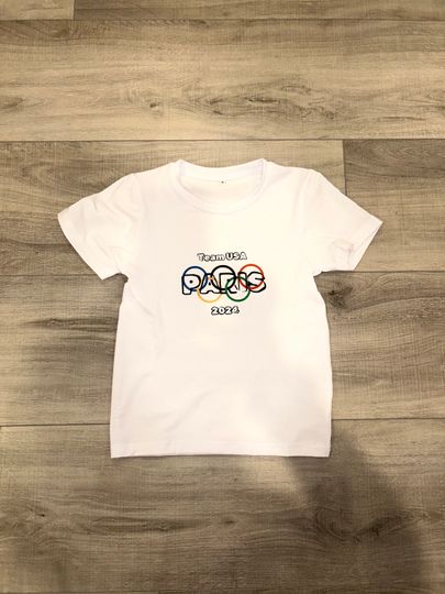 USA 2024 Paris Olympics T-Shirts Adults and Kids | Olympic Cotton Tee | Summer Sport Shirt