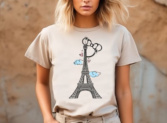 Disneyland Paris T-Shirt, Eiffel Tower Mickey Shirt, Minnie Paris, USA Eiffel Tower Shirt, USA 2024 Shirt, USA Team Shirt, Paris Games Shirt