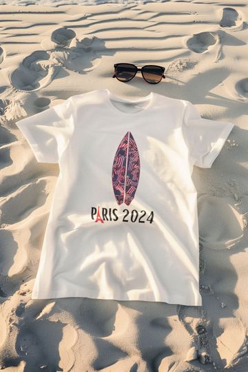 Olympics Surfing Tshirt, Surfing Tshirt, Surfing Shirt, Olympic Surfing Tshirt, Surfboard