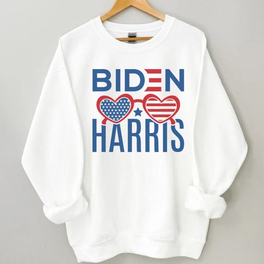 Biden Harris Sweatshirt, Joe Biden 2024 shirt,Kamala Harris Shirt, Pro Biden Shirt