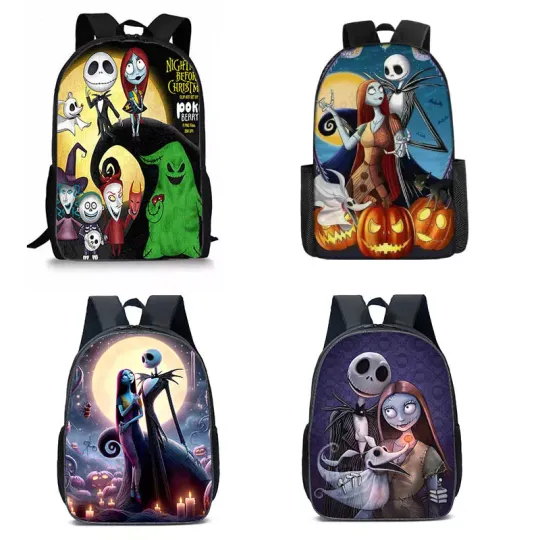 The Nightmare Before Christmas Students Backpack, School Shoulder Bag, Back To School Gift
