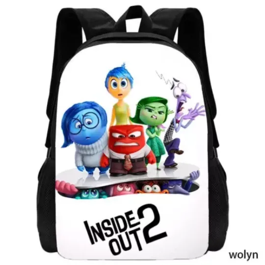 Inside Out 2 Students Backpack, School Shoulder Bag, Back To School Gift
