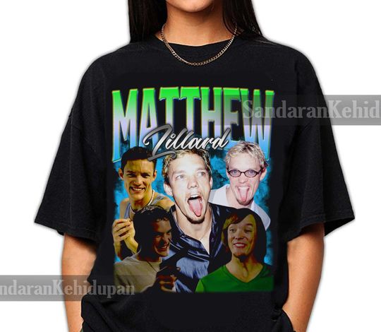 Limited Matthew Lillard Shirt, Matthew Lillard Tshirt, Bootleg Graphic Unisex T-Shirt, Retro 90's Fans Tee Gift