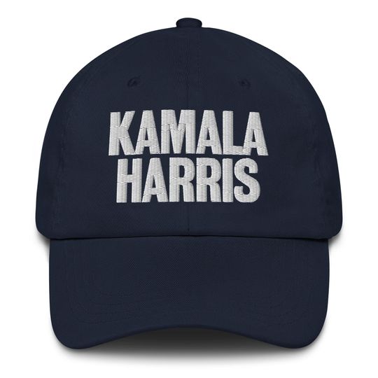 Kamala Harris Hat (Embroidered Dad Cap), Kamala Harris Supporter