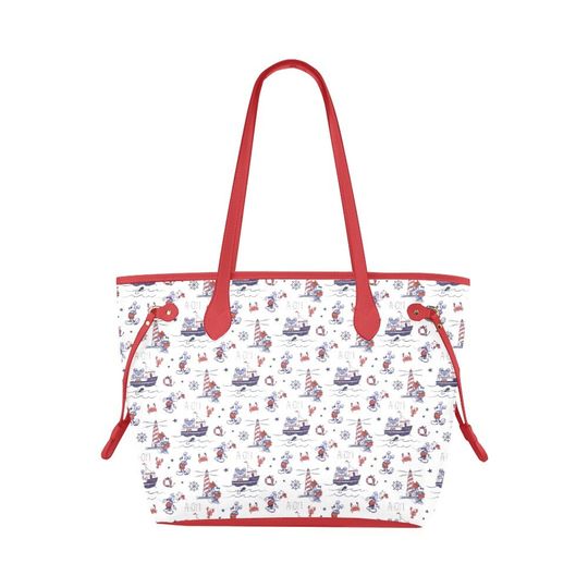 Disney Cruise Nautical Purse/Tote - Disney Purse- Disney Shoulder Handbag - Mickey Bag - Minnie Purse- Tote
