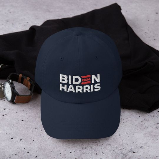 2024 Biden Harris Hat Embroidered, Election, Democrat, Kamala, Joe, Liberal