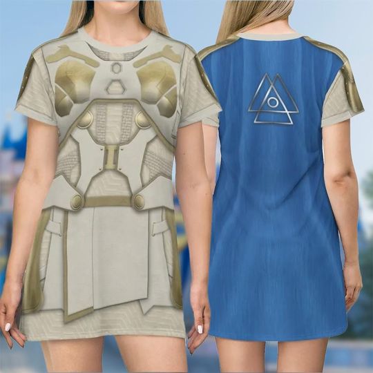 Valkyrie 3D T-shirt, Thor Ragnarok All Over Print Shirt And Dress, Valkyrie Mom Daughter Dress, Valkyrie Thor Ragnarok Cosplay Costume Tee