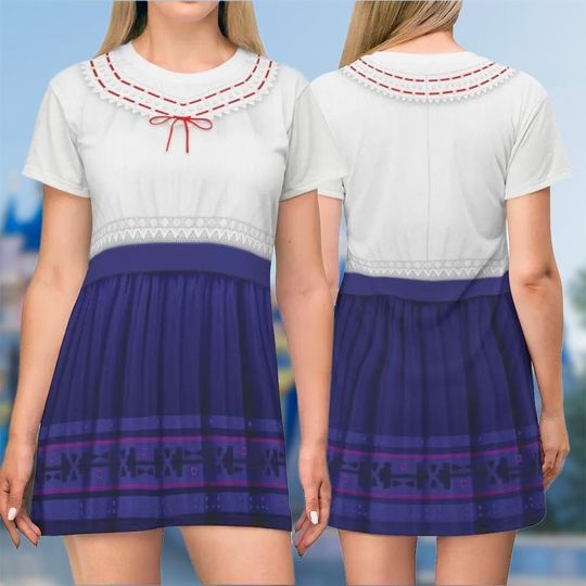 Luisa Madrigal 3D T-shirt, Encanto All Over Print Shirt And Dress, Luisa Madrigal Mom Daughter Dress, Luisa Madrigal Cosplay Costume Tee