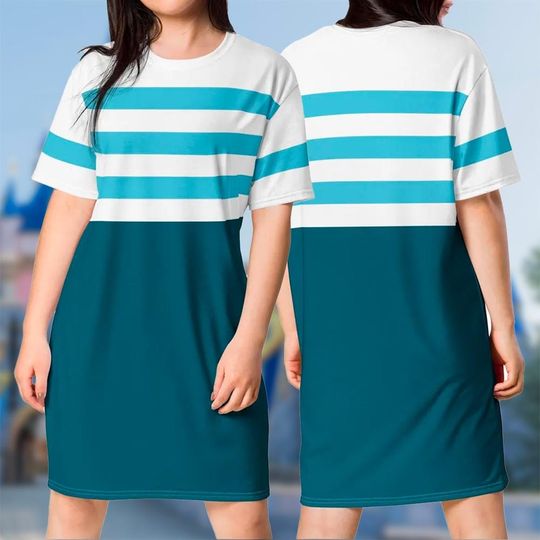 Mr. Smee 3D T-shirt, Peter Pan All Over Print Shirt And Dress, Mr. Smee Mom Daughter Dress, Mr. Smee Sailor Cosplay Costume Tee