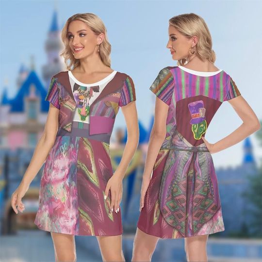 Celia Facilier 3D T-shirt, Descendants All Over Print Shirt And Dress, Descendants Mom Daughter Dress, Celia Facilier Cosplay Costume Tee
