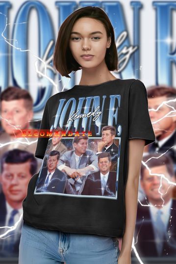 JOHN F KENNEDY Vintage Shirt, John F Kennedy Homage Tshirt, John F Kennedy Fan Tees, John F Kennedy Retro 90s Shirt, John F Kennedy Merch