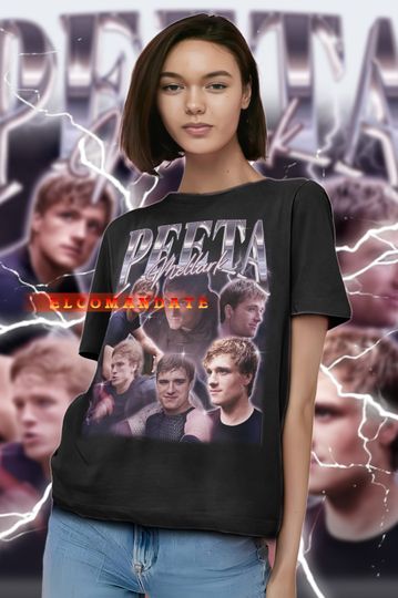 PEETA MELLARK Vintage Shirt, Peeta Mellark Homage Tshirt, Peeta Mellark Fan Tees, Peeta Mellark Retro 90s Shirt, Peeta Mellark Merch Gift