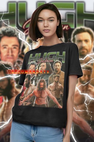 HUGH JACKMAN Vintage Shirt, Hugh Jackman Homage Tshirt, Hugh Jackman Fan Tees, Hugh Jackman Retro 90s Shirt, Hugh Jackman Merch Gift