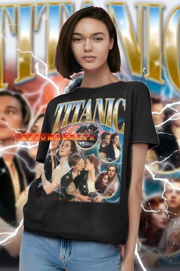 TITANIC FILM Vintage Shirt, Titanic Film Homage Tshirt, Titanic Film Fan Tees, Titanic Film Retro 90s Shirt, Titanic Film Merch Gift