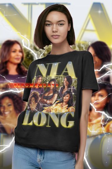 NIA LONG Vintage Shirt, Nia Long Homage Tshirt, Nia Long Fan Tees, Nia Long Retro 90s Shirt, Nia Long Merch Gift, Nia Long Actress, Nia