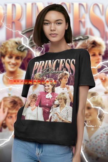 PRINCESS DIANA Vintage Shirt, Princess Diana Homage Tshirt, Princess Diana Fan Tees, Princess Diana Retro 90s Shirt, Princess Diana Merch