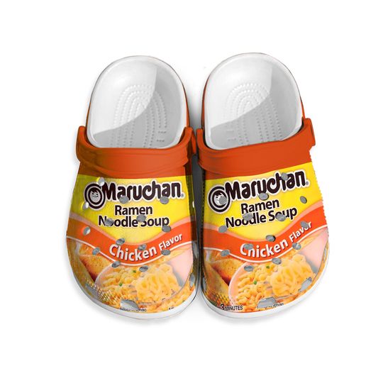 Funny Maruchan Ramen Noodles Clogs