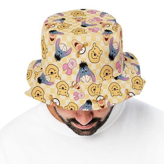 Winnie the pooh Bucket Hat, Disney Bucket Hat, Bucket Hat