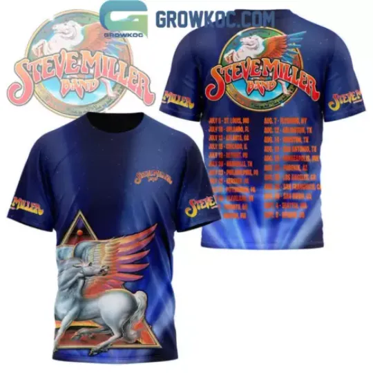 Steve Miller Band Tour 2024 With Schedule For 3DT-Shirt, Music 3D Tshirt, Concert 2024 Shirt, Gift For Fan