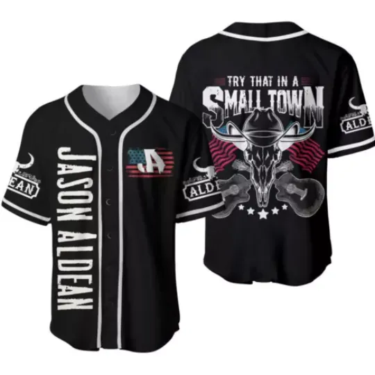 Personalized - Get the Authentic Jason Aldean Try That In A Small Town Jersey