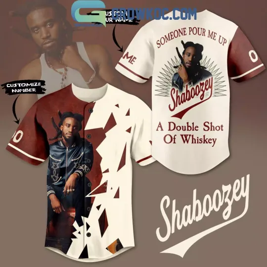 Shaboozey Someone Pour Me Up Whiskey Personalized Baseball Shirt,Shaboozey Jersey, Shaboozey Baseball Shirt