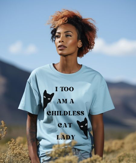 Childless Cat Lady shirt, No Children Tshirt, Cat shirt, Kamala Harris 2024
