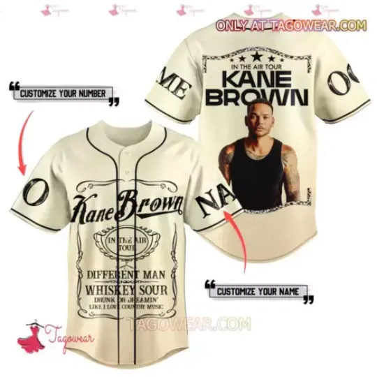 Personalized In The Air Tour Kane Brown 3D Jersey Shirt