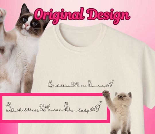 Childless Cat Lady - Kamala Harris 2024 - Madam President - Women's Boxy Tee