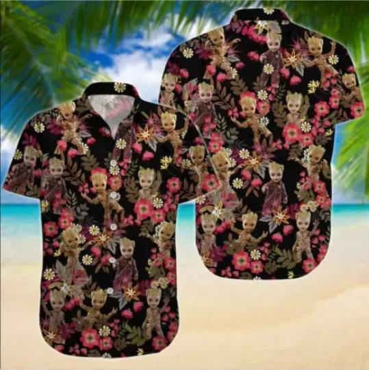 Groot 3D HAWAII SHIRT Mother day Gift