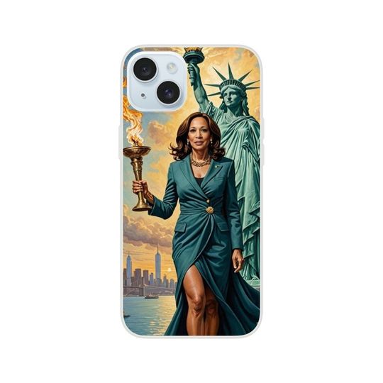 Kamala Harris iPhone Case, Vote Democrat, Presidential Election