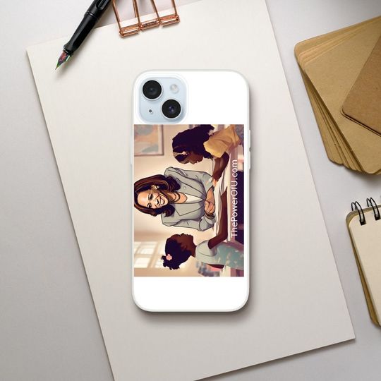 Kamala Harris Children  iPhone Case, Vote Democrat, Presidential Election