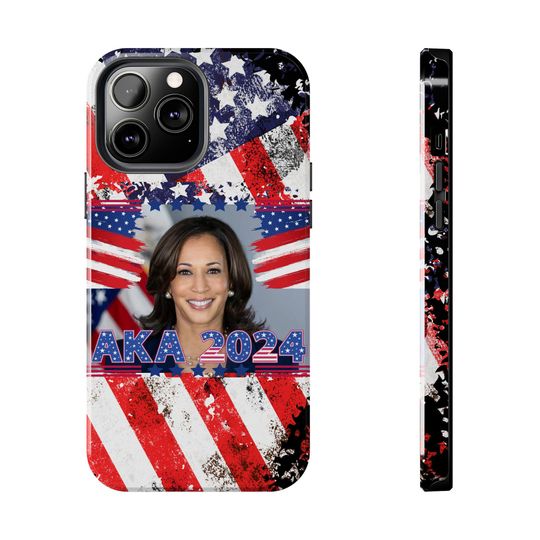 AKA American Flag MagSafe Tough Case | Phone Case | iPhone Case | Election 2024 | President | Sorority | Gift | Kamala Harris | Election
