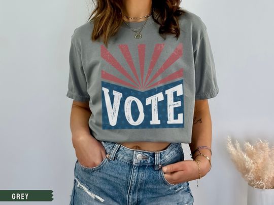 Vote Shirt, Political Shirts, 2024 Election, Liberal Shirt, Democrat Shirt, Republican Shirt, Comfort Colors Voting T-Shirt, Equal Rights