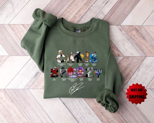 Chris Brown Sweatshirt, Chris Brown 11:11 Tour 2024 Hoodie, Chris Breezy Brown Sweatshirt