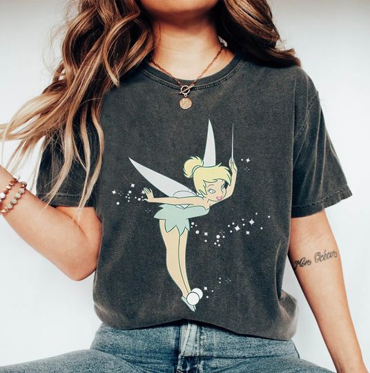 Disney Peter Pan Tinkerbell Tink Wink Shirt, Neverland T-shirt, Birthday Gift Shirts