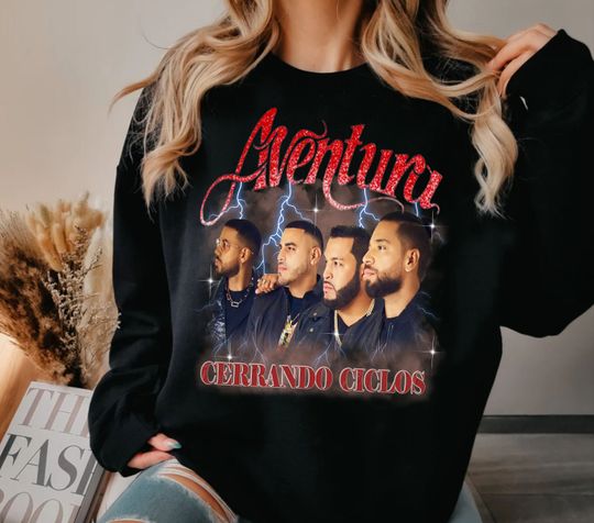 2024 Aventura Tour, Cerrando Ciclos Sweatshirt, Graphic Sweatshirt, Bachata Unisex Shirt, Aventura Concert Group Sweatshirt
