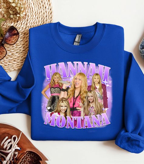 Retro Hannah Montana Sweatshirt, Hannah Montana Vintage Sweatshirt, Hannah Montana Sweatshirt, Hannah Montana ,Hannah Montana Sweatshirt