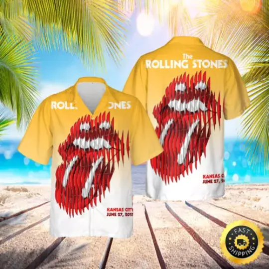 The Rolling Stones Tour Kansas City Hawaiian Shirt