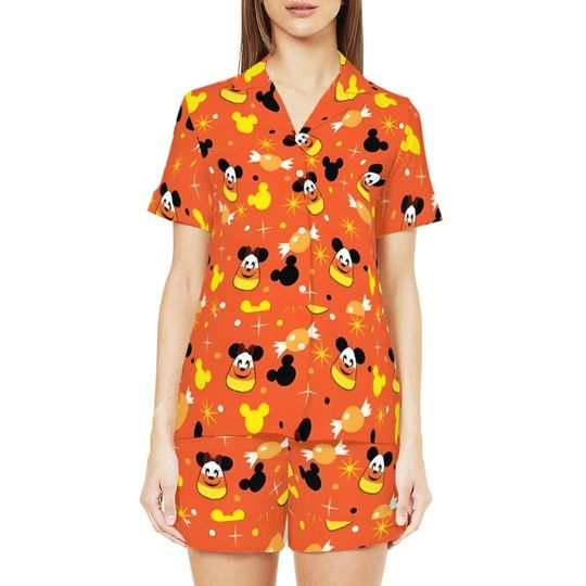 Mickey Halloween Pajamas Sets, Disney Mickey Short Pajama Sets