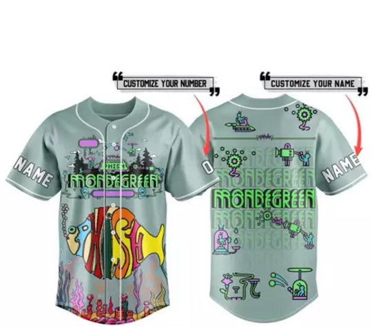 Phish Mondegreen Song Fan Personalized Baseball Shirt