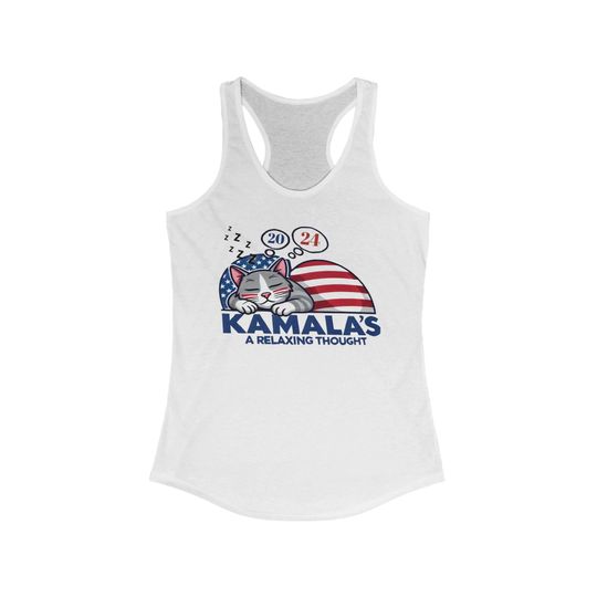 Kamalas a Relaxing Thought 2024 Women's Racerback Tank