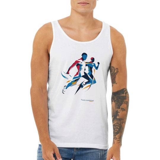 Paris Champions MMXXIV Olympic 2024 Tank Top | Cotton Sleeveless shirt | Unisex Softstyle | Summer Casual Shirt