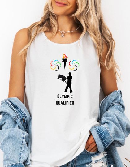 Olympic 2024 Tank Top | Cotton Sleeveless shirt | Unisex Softstyle | Summer Casual Shirt