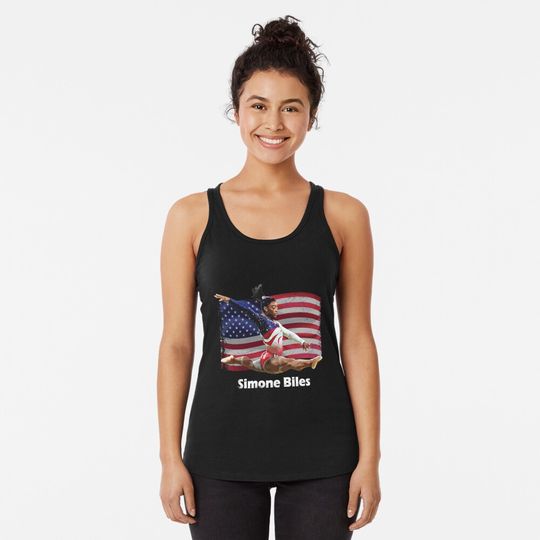 Simone Biles Olympic 2024 Tank Top | Cotton Sleeveless shirt | Unisex Softstyle | Summer Casual Shirt