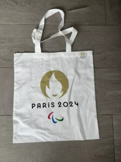 Official Paris 2024 Paralympics Logo Tote Bag | Olympic Paris 2024 | Summer Sports