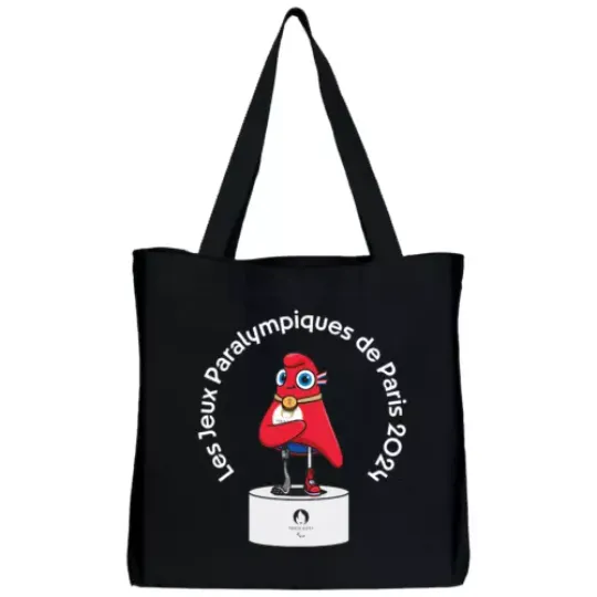 Official Paris 2024 Paralympics Mascot Tote Bag | Olympic Paris 2024 | Summer Sports