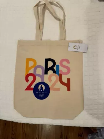 Authentic Officially Licensed Paris 2024 Olympics Tote Bag Limited Edition