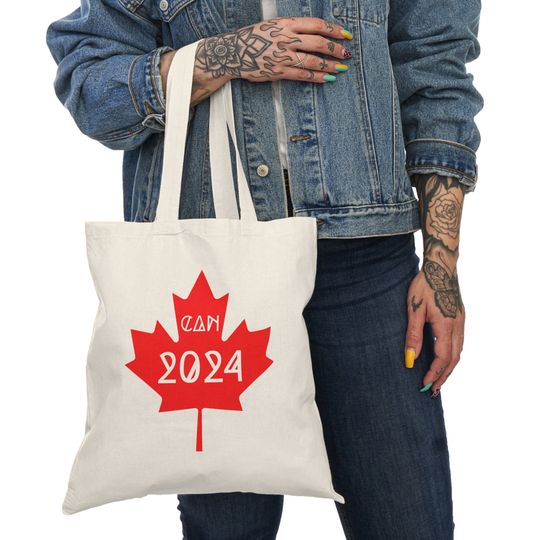Team Canada 2024 Tote Bag, Team Canada Olympic Tote, Team Canada Tote, Olympics Tote Bag, Team Canada 2024