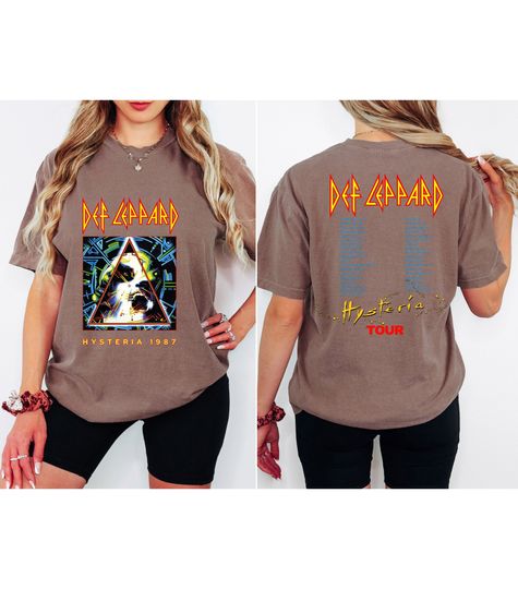 Def-Leppard And Journey Summer Stadium Tour 2024 Comfort Colors Shirt, Journey Tour Shirt, Def Leppard Shirt, Rock Music, Def Leppard